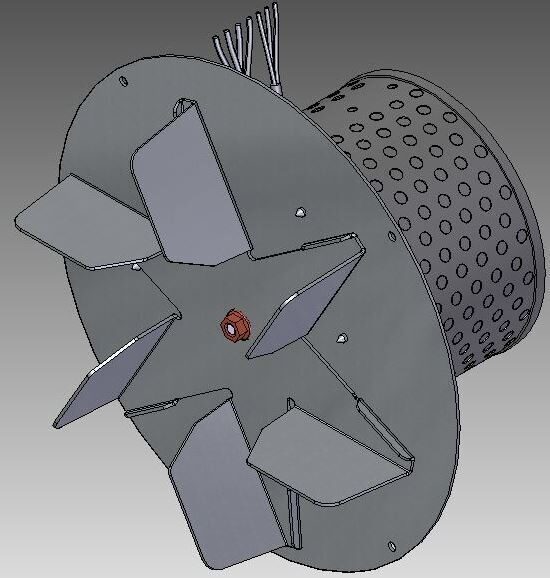 Dūmgāzu ventilators PK160, R2E210AB3405